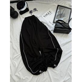 Штани спортивні жіночі 6046 black р.42-48 "LINDA" недорого оптом від прямого постачальника