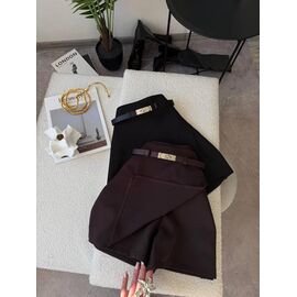 Спідниця-шорти жіноча 9027 brown р.42-48 "LINDA" недорого оптом від прямого постачальника