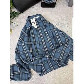 Фотография Рубашка женская 9063 l.blue р.42-52 "LINDA" недорого оптом от прямого поставщика