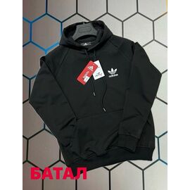 Худи чоловічий 13342 black р.2XL-6XL "Alex Clothes" недорого оптом від прямого постачальника