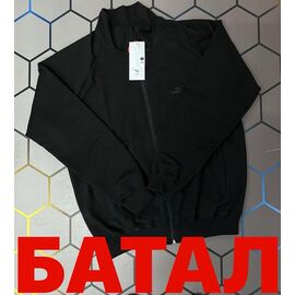 Фотография Кофта спортивная мужская 13344 black р.2XL-6XL "Alex Clothes" недорого оптом от прямого поставщика