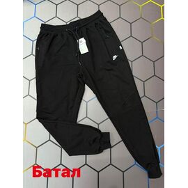 Фотография Штаны спортивные мужские 13347 black р.2XL-6XL "Alex Clothes" недорого оптом от прямого поставщика