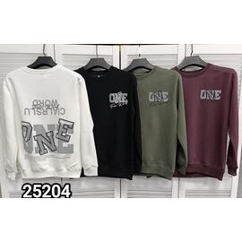 Фотография Свитер мужской 25204 wine р.M-2XL "LOOK" недорого оптом от прямого поставщика