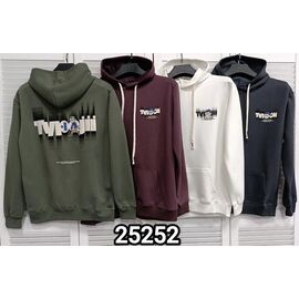 Фотография Худи мужской 25252 khaki р.M-2XL "LOOK" недорого оптом от прямого поставщика