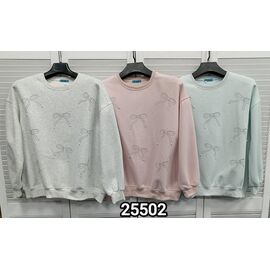 Фотография Свитер женский 25502 l.grey р.one size "LOOK" недорого оптом от прямого поставщика