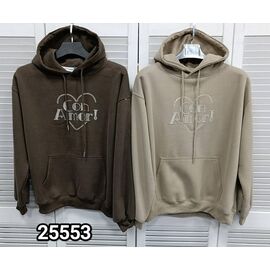 Фотография Худи женское 25553 brown р.one size "LOOK" недорого оптом от прямого поставщика