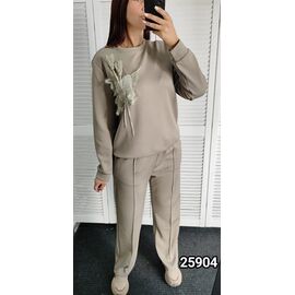 Костюм жіночий 25904 beige р.44-50 "LOOK" недорого оптом від прямого постачальника
