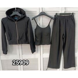 Фотография Костюм спортивный женский тёплый 25909 black р.one size "LOOK" недорого оптом от прямого поставщика