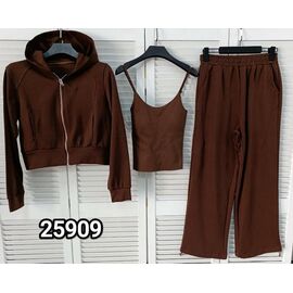 Фотография Костюм спортивный женский тёплый 25909 brown р.one size "LOOK" недорого оптом от прямого поставщика