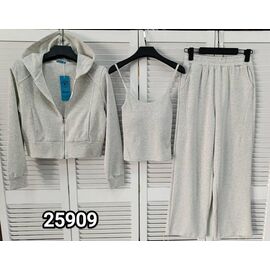 Фотография Костюм спортивный женский тёплый 25909 grey р.one size "LOOK" недорого оптом от прямого поставщика