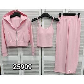 Фотография Костюм спортивный женский тёплый 25909 pink р.one size "LOOK" недорого оптом от прямого поставщика