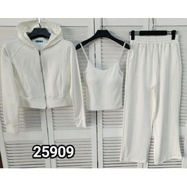 Фотография Костюм спортивный женский тёплый 25909 white р.one size "LOOK" недорого оптом от прямого поставщика