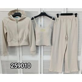Фотография Костюм спортивный женский тёплый 25910 beige р.one size "LOOK" недорого оптом от прямого поставщика