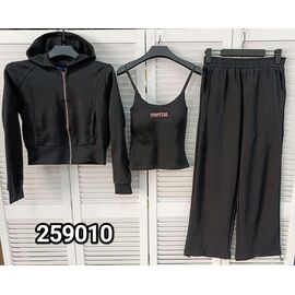 Фотография Костюм спортивный женский тёплый 25910 black р.one size "LOOK" недорого оптом от прямого поставщика