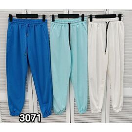 Фотография Штаны спортивные женские 3071 l.blue р.S-XL "LOOK" недорого оптом от прямого поставщика
