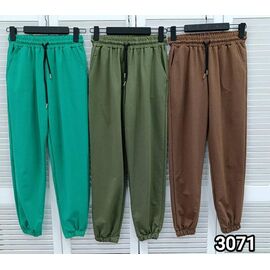 Фотография Штаны спортивные женские 3071 l.green р.S-XL "LOOK" недорого оптом от прямого поставщика