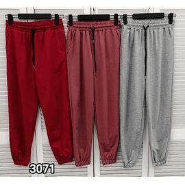 Фотография Штаны спортивные женские 3071 red р.S-XL "LOOK" недорого оптом от прямого поставщика