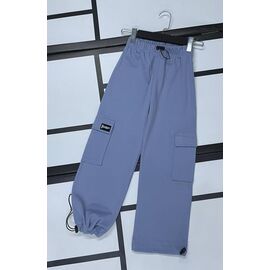 Фотография Штаны детские спортивные на девочку K250 blue р.104-128 "Kosmy" недорого оптом от прямого поставщика