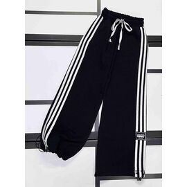 Фотография Штаны детские спортивные на девочку 579-1 black р.128-158 "Kosmy" недорого оптом от прямого поставщика