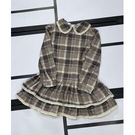 Фотография Платье детское на девочку 597 nude р.110-134 "Kosmy" недорого оптом от прямого поставщика