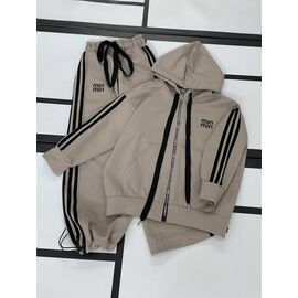 Фотография Костюм детский спортивный на девочку 580 beige р.128-152 "Kosmy" недорого оптом от прямого поставщика