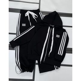 Фотография Костюм детский спортивный на девочку 580 black р.128-152 "Kosmy" недорого оптом от прямого поставщика