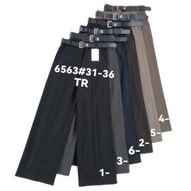 Брюки жіночі 6563-1 black р.31-36 "Leen" недорого оптом від прямого постачальника