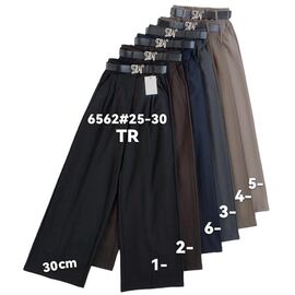 Фотография Брюки женские 6562-6 navy р.25-30 "Leen" недорого оптом от прямого поставщика