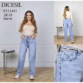 Джинси жіночі 9311 l.blue р.28-33 "Leen" недорого оптом від прямого постачальника