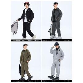 Костюм дитячий спортивний на хлопчика 26610 d.grey р.146-164 "Delfinka" недорого оптом від прямого постачальника