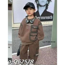 Костюм дитячий спортивний на хлопчика 62528 brown р.110-150 "Delfinka" недорого оптом від прямого постачальника