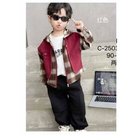 Костюм дитячий спортивний на хлопчика C2503 wine р.90-130 "Delfinka" недорого оптом від прямого постачальника