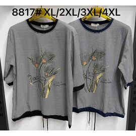 Фотография Свитер женский 8817 black р.50-56 "Kaffir Lily" недорого оптом от прямого поставщика