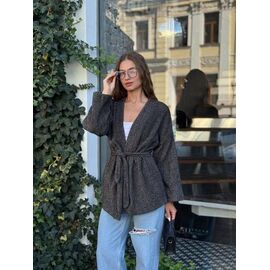 Фотография Кардиган женский 1663 black р.42-48 "BONJOUR" недорого оптом от прямого поставщика