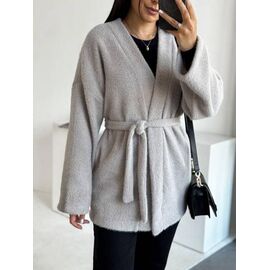 Фотография Кардиган женский 1663 l.grey р.42-48 "BONJOUR" недорого оптом от прямого поставщика