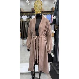 Фотография Кардиган женский 1664 brown р.42-48 "BONJOUR" недорого оптом от прямого поставщика