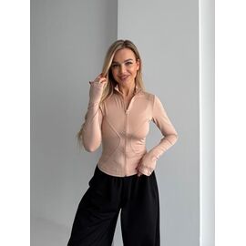 Фотография Кофта женская 1697 beige р.42-48 "BONJOUR" недорого оптом от прямого поставщика