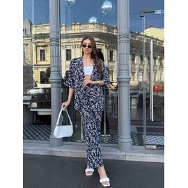 Костюм жіночий 8071-1 black р.42-48 "BONJOUR" недорого оптом від прямого постачальника