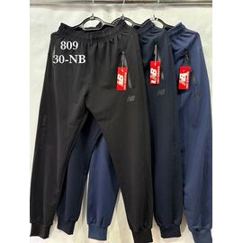 Штани спортивні чоловічі 30NB black р.48-58 "Shon" недорого оптом від прямого постачальника