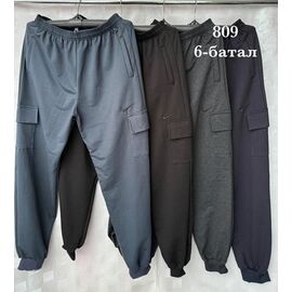 Штани спортивні чоловічі 6B d.grey р.56-64 "Shon" недорого оптом від прямого постачальника