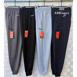 Штани спортивні чоловічі AMGSPRT1 grey р.48-58 "Shon" недорого оптом від прямого постачальника