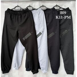 Штани спортивні чоловічі K11PM black р.46-54 "Shon" недорого оптом від прямого постачальника
