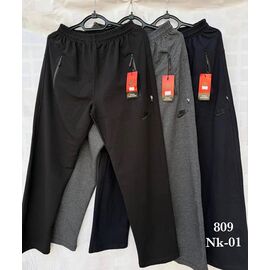 Штани спортивні чоловічі NK01 black р.48-58 "Shon" недорого оптом від прямого постачальника