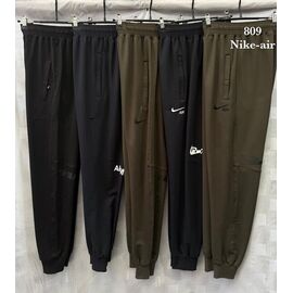 Штани спортивні чоловічі S1969 black-white р.48-58 "Shon" недорого оптом від прямого постачальника