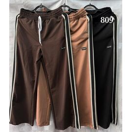 Штани спортивні жіночі S2019 brown р.44-52 "Shon" недорого оптом від прямого постачальника