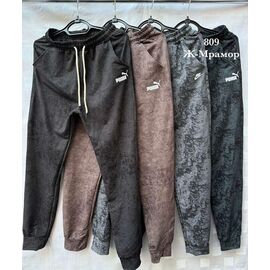 Штани спортивні жіночі S2021 black р.44-52 "Shon" недорого оптом від прямого постачальника