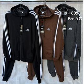 Костюм спортивний чоловічий S2037 brown р.46-54 "Shon" недорого оптом від прямого постачальника