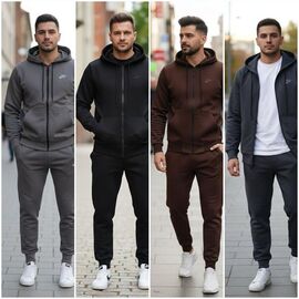 Костюм спортивний чоловічий S2087 brown р.46-54 "Shon" недорого оптом від прямого постачальника