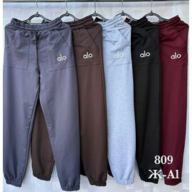 Штани спортивні жіночі ЖA1 brown р.44-52 "Shon" недорого оптом від прямого постачальника