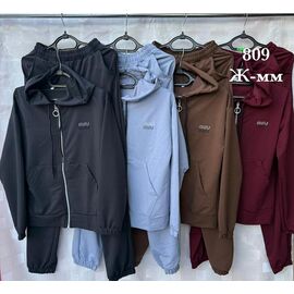 Костюм спортивний жіночий теплий ЖMM2 l.grey р.48-52 "Shon" недорого оптом від прямого постачальника